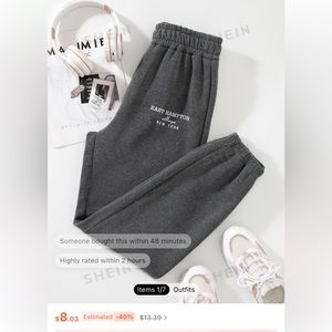 shein size small sweats